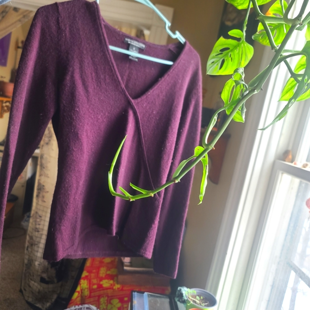 Small Plum wool sweater